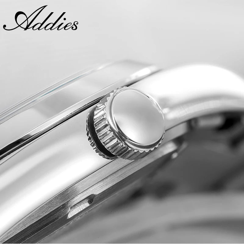 ADDIES Ladies Watch Women 31mm Sapphire Crystal 316L Steel Diamond Dial Japanese Quartz Movement Waterproof Fashion Wristwatch
