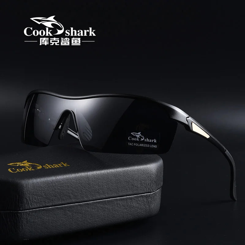 Cook Shark 2021 New Polarizing Sunglasses Men's Driving Glasses Special Trend Color Changing Sunglasses Men's Fishing Glasses