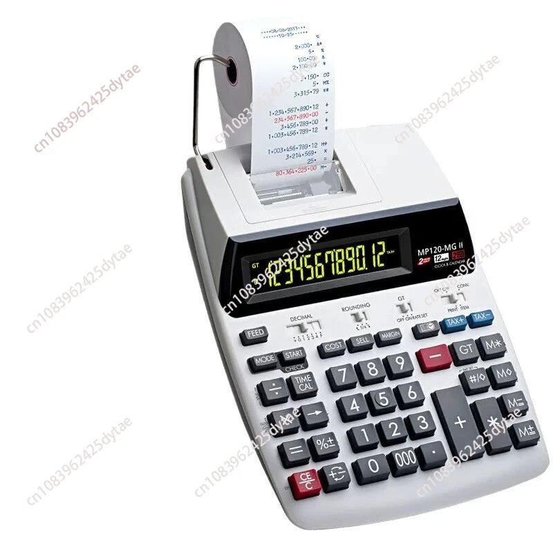 MP-120MG Business Printing Calculator Financial Financial Printing Calculator Two-color Printer Type