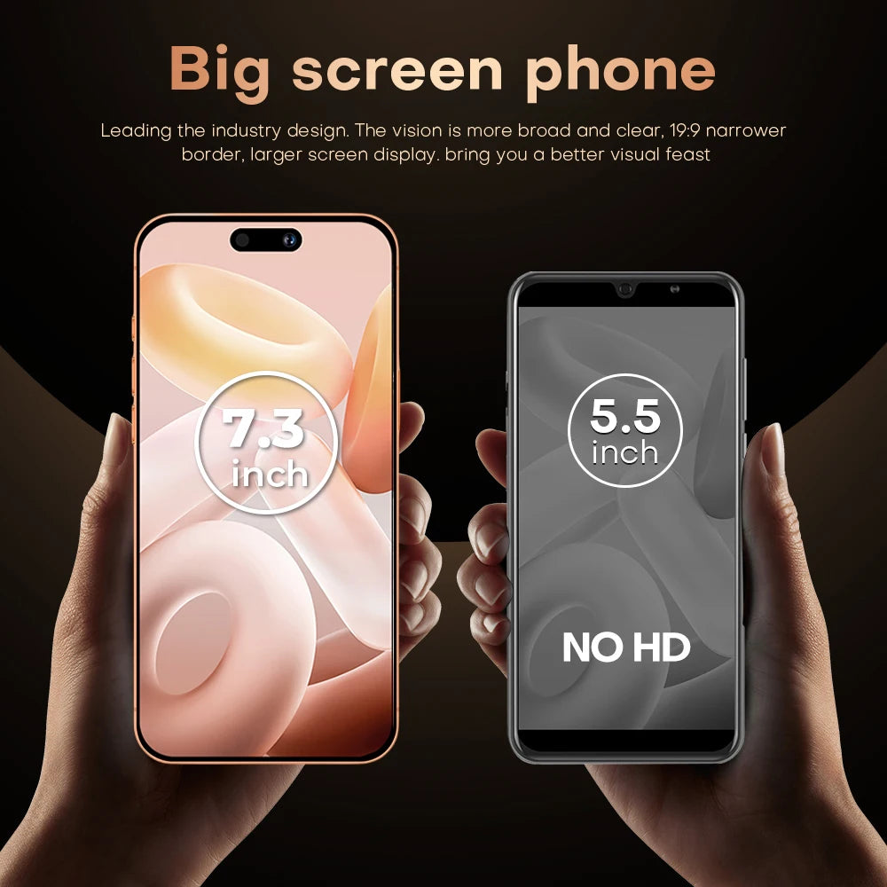 2026 Hot High Quality i17 Pro Max Original Intelligent 4G 5G Dual Card Dual Standby System Global Version 8000mAh Battery