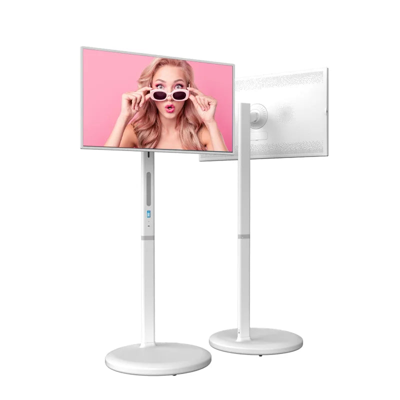 Hot Products 32 Inch 8+128G Android13 Smart Interact Screen Built-in Battery with USB WiFi HDMI Moveable Stand HD Touch LCD TV
