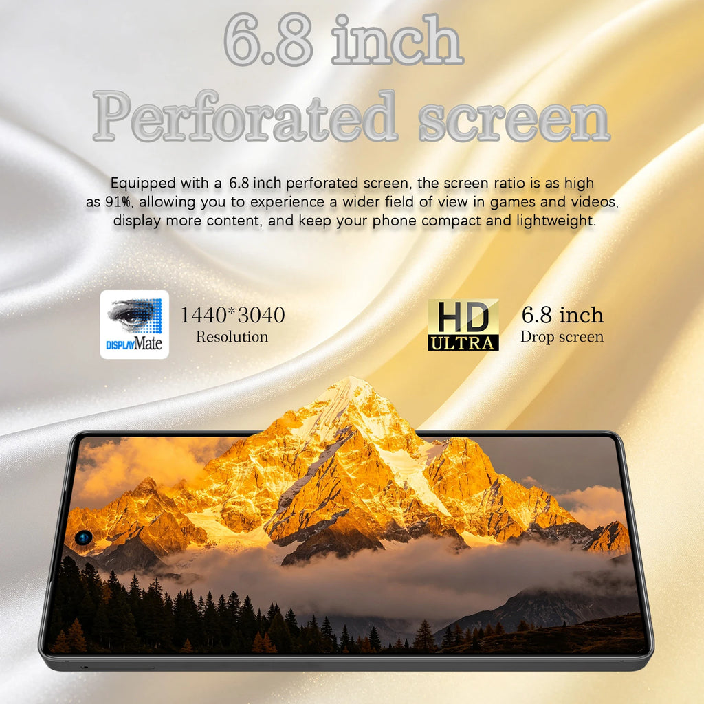 SURGAZE New High-Performance S26+ Smartphone Android15 5200mAh 12GB+512GB 6.8Inch 5G Dual SIM Global Version Mobile Phone