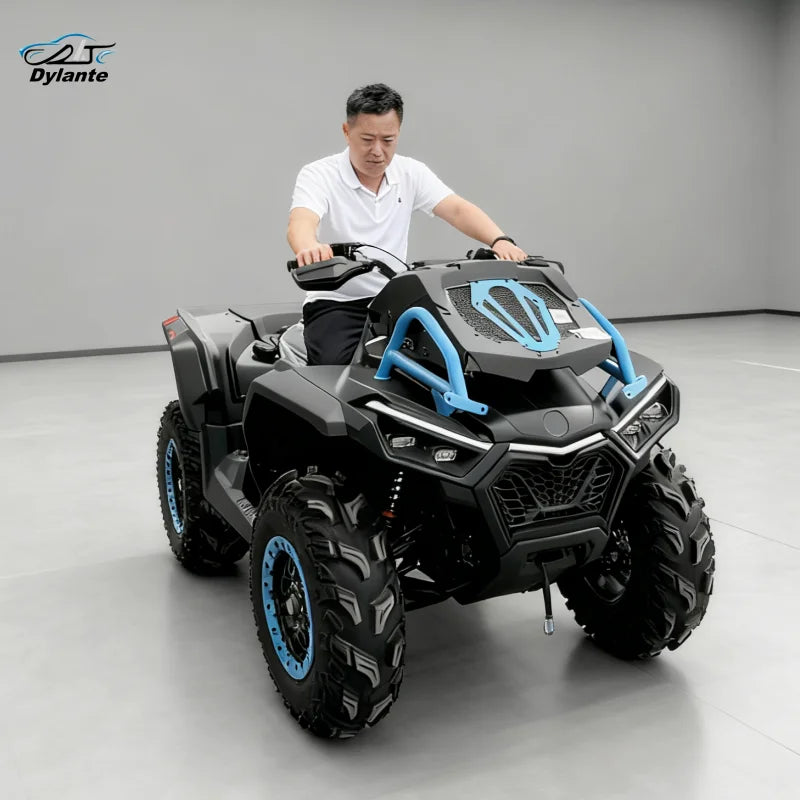 2026 New Gas Petrol Buggy Adult 1000cc ATV 4 Wheeler Bike Hunting Farm Utility 4x4 Quad off-Road-Scooter ATV