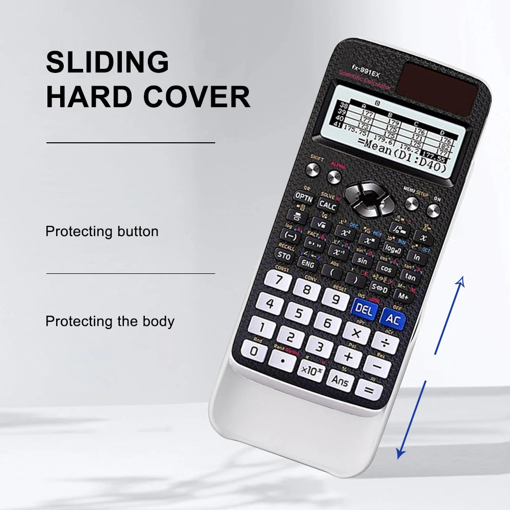1-10 pcs scientific calculator battery power advanced calculator, with 552 functions, suitable for school students and teachers