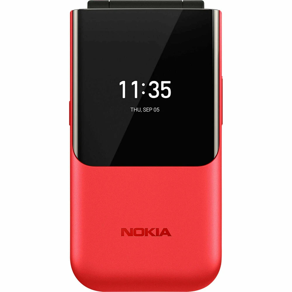 Nokia 2720 4G Flip Spare Phone 2SIM 2.8-inch 3.5mm WiFi MP3/MP4 1500mAh Bluetooth Snapdragon Nokia2720 Used Phone Unlock
