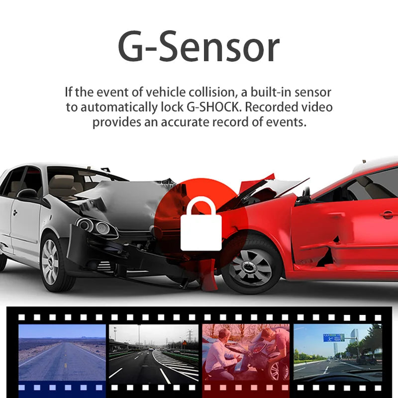 Car Dash Recoder VGR1 DVR Camera 2 IN 1 Anto Detector 150 Degree Night Version Video Recorder English or Russian Language