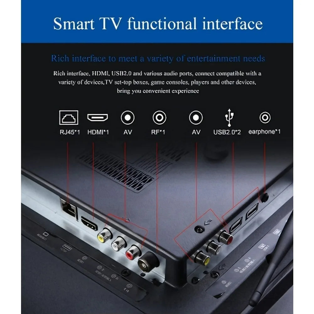 32 43 Inch Android Smart TV 4K UHD LED LCD Television WiFi HDMI USB Hotel TV for Home Russia Europe Market