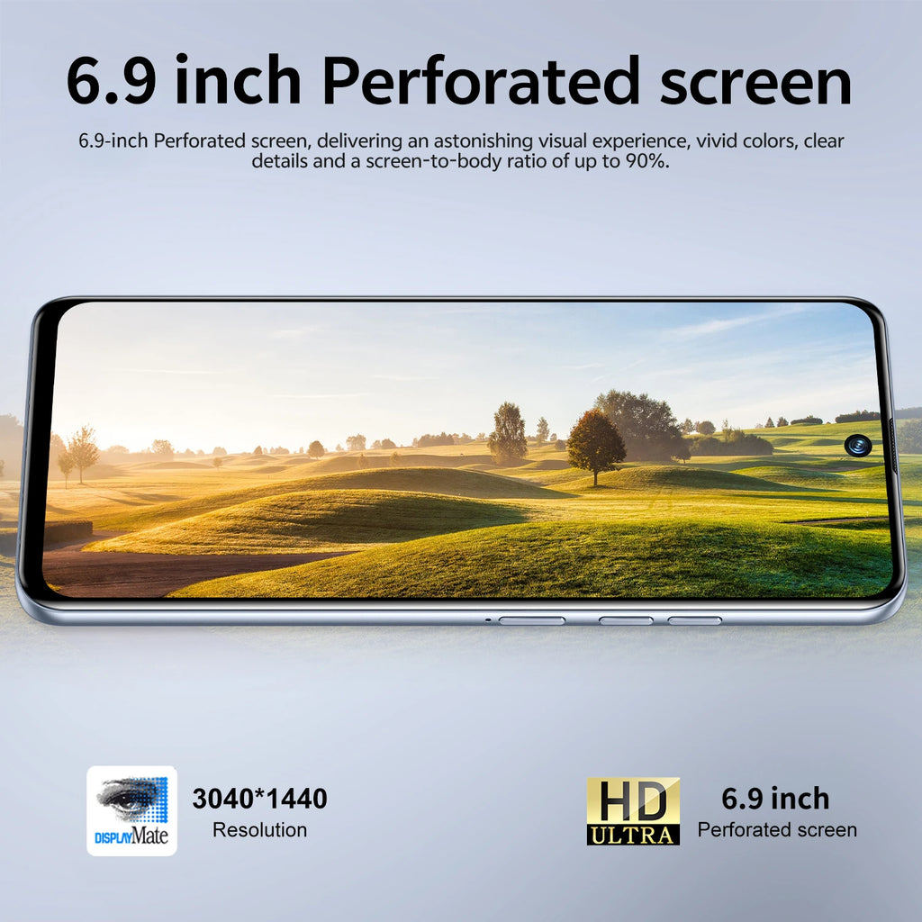 SURGAZE 2026 Camon 50 Pro Curved Screen Smartphone 5G Android15 5200mAh 12+512GB Dual SIM Global Version Network Mobile Phone