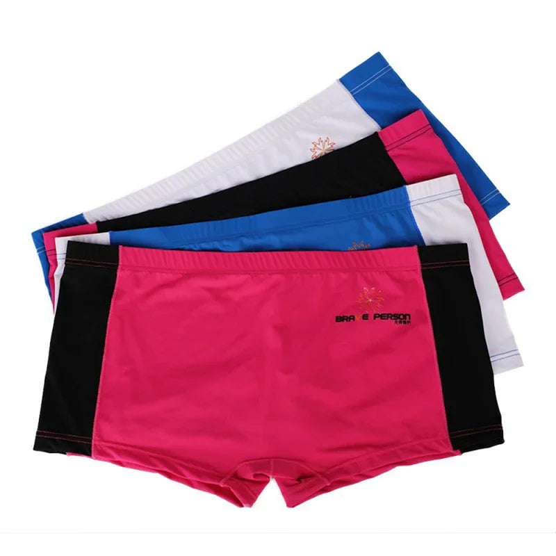 Fashion Swimwear Men Breathable Swimsuits Swim Trunks Boxer Soft Swim Suits Beach Shorts