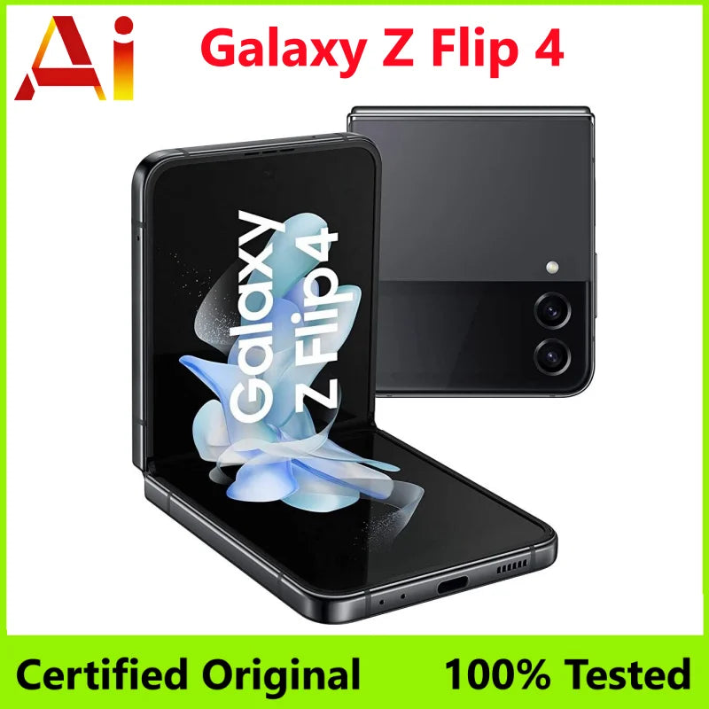 Samsung Galaxy Z Flip4 Z Flip 4 5G 6.7" 8GB 128/256/512GB Snapdragon Foldable Original 99% New Android Cellphone