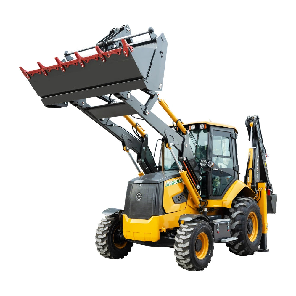 New 7.8 Ton Excavator Loader 4x4 Backhoe Loader Multi-Purpose 4WD All-Terrain Diesel Agricultural Tractor Construction Machinery