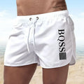 Summer Shorts Men Fast Drying Swim Shorts Breathable Net Fast Drying Surf Beach Pants Men's Fitness Pants Elastic Waist Shorts M