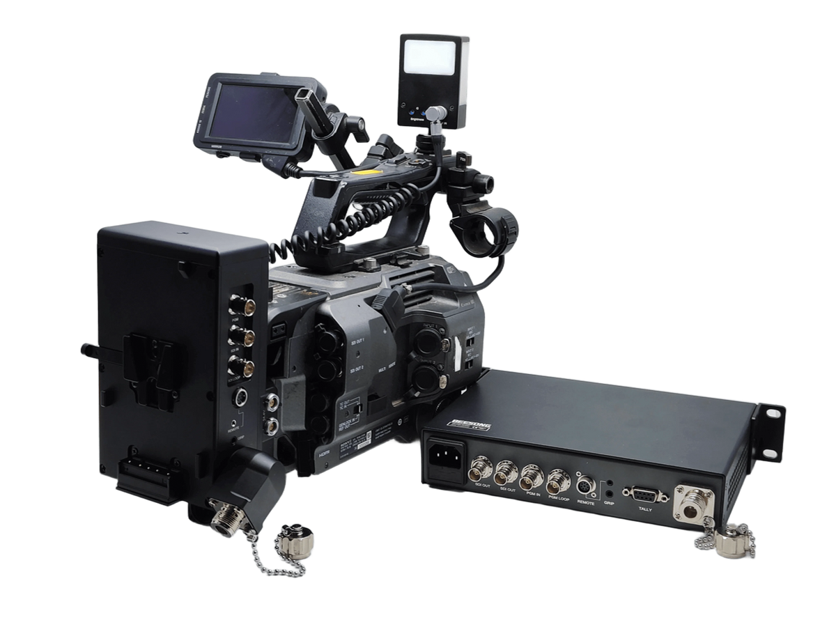 4K EFP To Fiber Camera Systems For Live Event, ENG, ESP with CCU