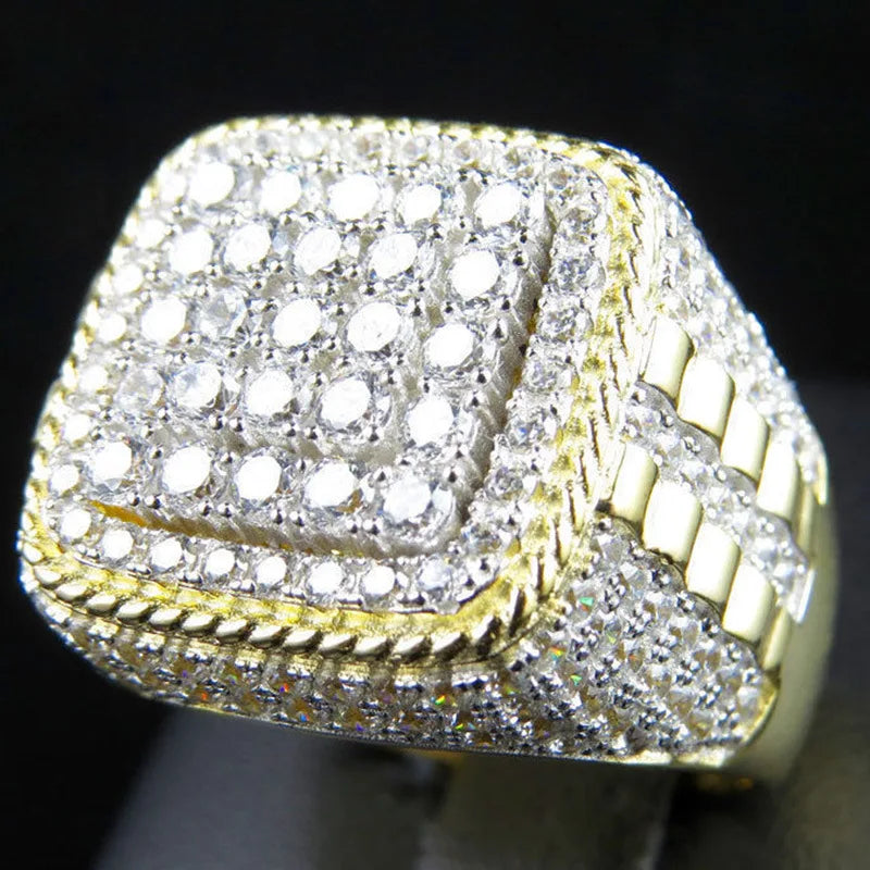 14K Gold Ring for men Natural 2 Carat Diamond with Diamond Jewelry Anillos De Bizuteria Anillos Mujer Gemstone Rings Box