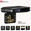 Car Dash Recoder VGR1 DVR Camera 2 IN 1 Anto Detector 150 Degree Night Version Video Recorder English or Russian Language