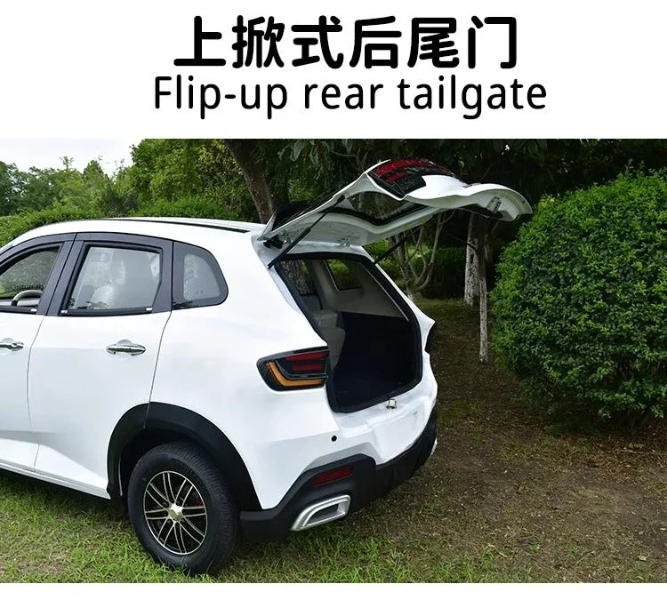 Four-wheeled electric vehicle, household transportation, dual-purpose fully enclosed adult four-wheeled electric vehicle