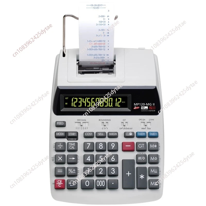 MP-120MG Business Printing Calculator Financial Financial Printing Calculator Two-color Printer Type