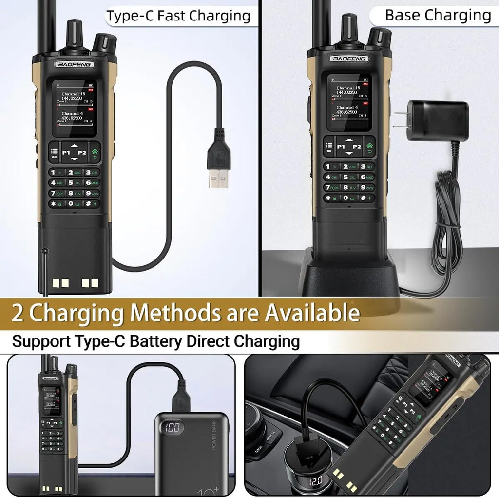 Baofeng DM-32 GPS DMR Digital Analog APRS Walkie Talkie AES256 Encryption Air Band FM AM GMRS Dual Band UHF VHF Radio DM-32UV