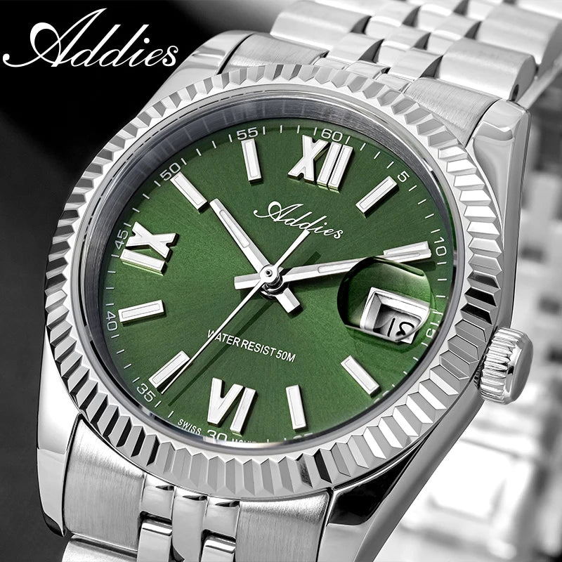 ADDIES 28mm Woman's Watches BGW9 Super Luminous Sapphire Mirror 5Bar Waterproof Diving Elegant Quartz Watch For Women AW25901