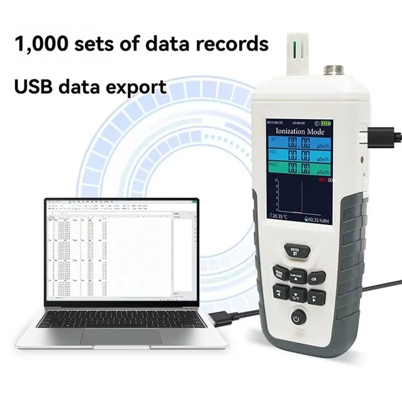 5 of 12 Essential CBRN Survival Items - MUST HAVE: 1.5M Extendable Probe Geiger Counter Nuclear Radiation Detector for Water/Soil Testing, Waterproof Submersible βγX Ray Dosimeter