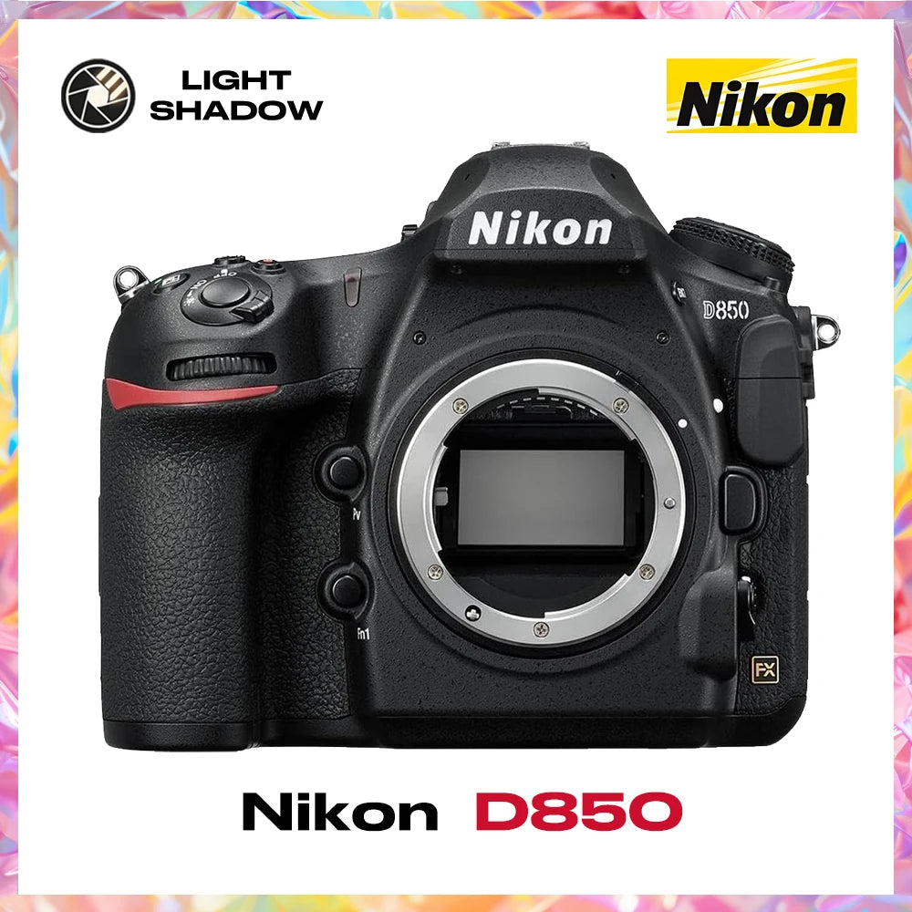 Nikon D850 DSLR Camera Body Only 45.7MP High Resolution Full‑Frame Camera 4K UHD Recording WiFi Bluetooth Pro Digital Camera
