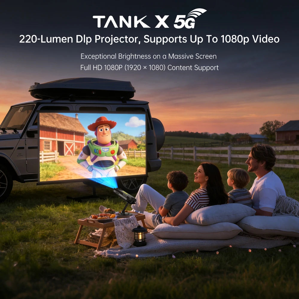 8849 Tank X Unihertz 220 Lumens 1080P Projector Rugged Smart Phone Android16 17600mAh 512G Dimensity 8200 NFC Night Version 2026