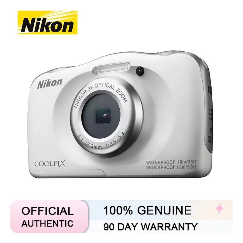 【Original】Nikon Digital Camera COOLPIX W100 2.7-inch LCD Full HD 1080P Camera Portable Digital Camera