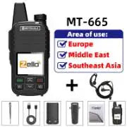MOTOLOLA 4G zello walkie-talkie Android 8.1 Car Intercom Supports WIFI Bluetooth POC Two-way Radio 5000 Kilometers Suitable Flee