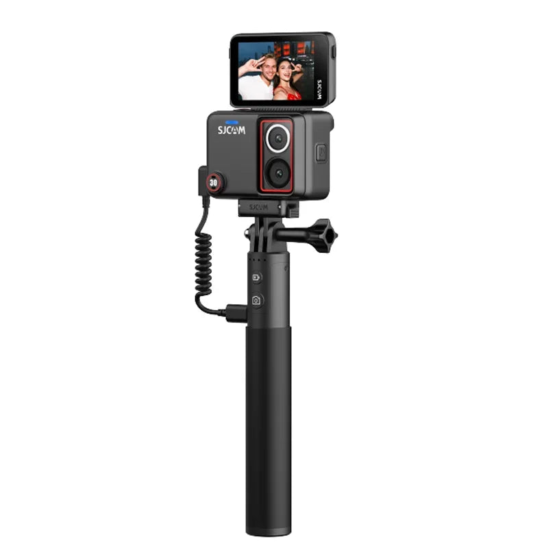 ApexTPNew SJCAM SJ30 8K Dual-Lens Action Camera –30m Waterproof, Night Vision, 7H Battery, With SteadyMotion 2.0 &Voice Control