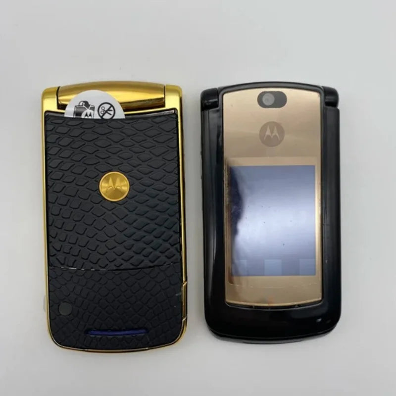 Motorola V8 (512M) 2G classic nostalgic ultra-thin clamshell business backup button phone for the elderly