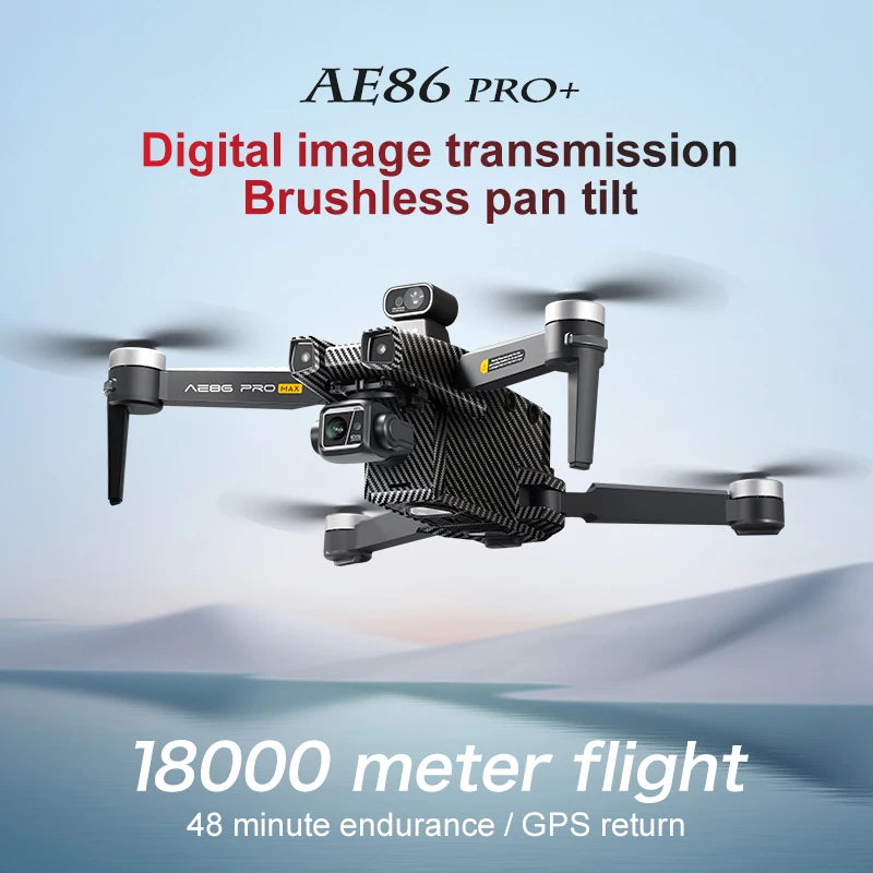 NEW Drone 8KM Long Range 8K HD Camera GPS Return 5G Transmission 360° Laser Obstacle Avoidance Brushless RC Quadcopter Gift