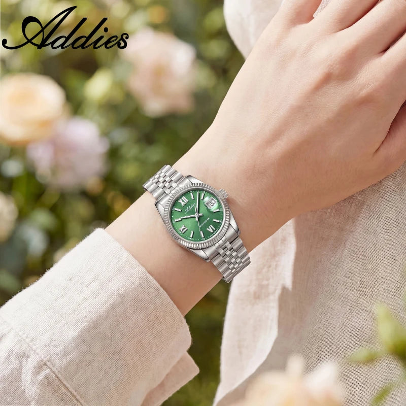 ADDIES 28mm Woman's Watches BGW9 Super Luminous Sapphire Mirror 5Bar Waterproof Diving Elegant Quartz Watch For Women AW25901