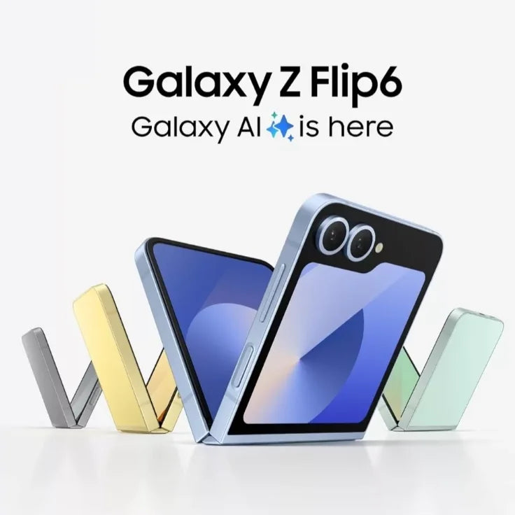Samsung Galaxy Z Flip 6 5G F741B F741U1 F741N 256/512GB ROM 12GB RAM 6.7" NFC Snapdragon Foldable Original Unlocked Cell Phone