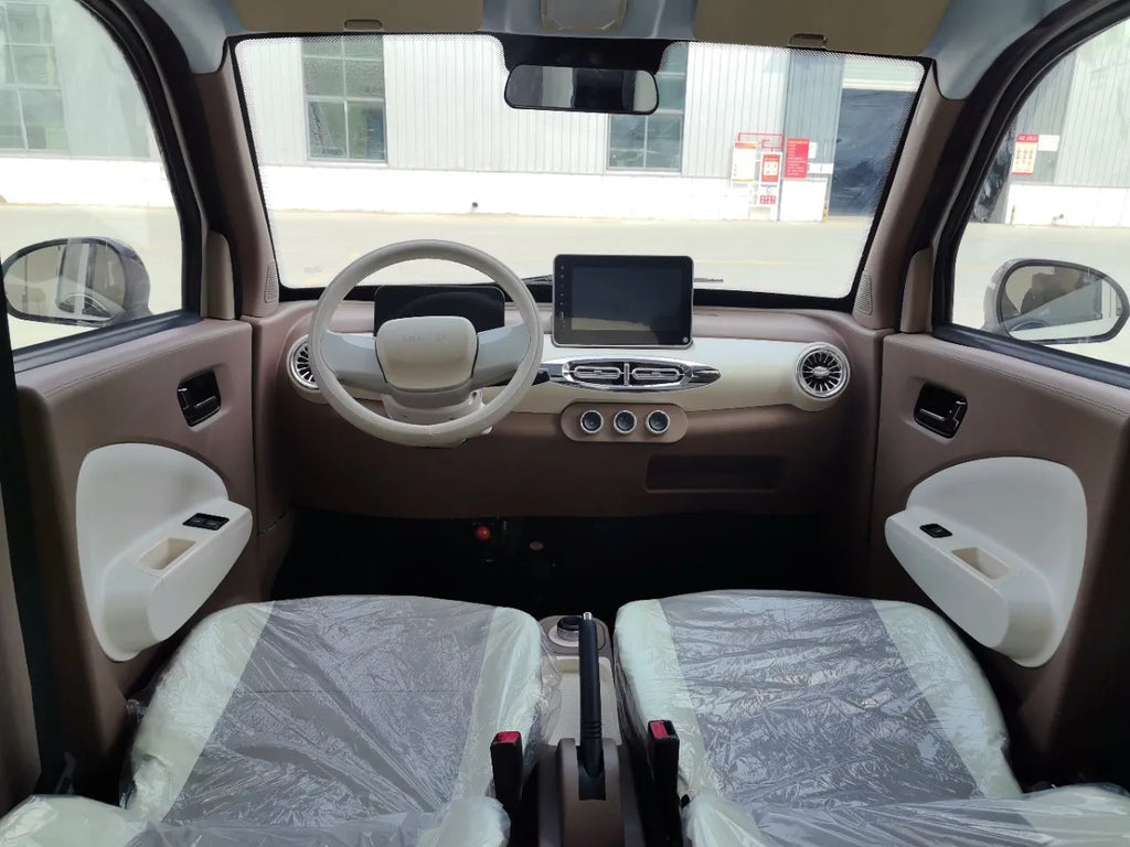 Electric Four-wheel Family Women New Energy Adult Air Conditioner Transportation Battery Car Upgraded To Oil and Electricity