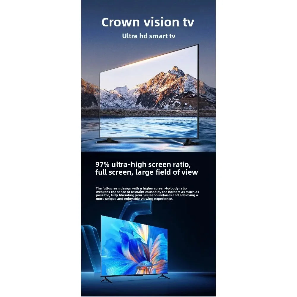 Smart LED TV 32 43  55 65 75 Inch Android WiFi LCD Television Full HD 1080P Flat Screen TV HDMI USB Home Hotel Smart TV