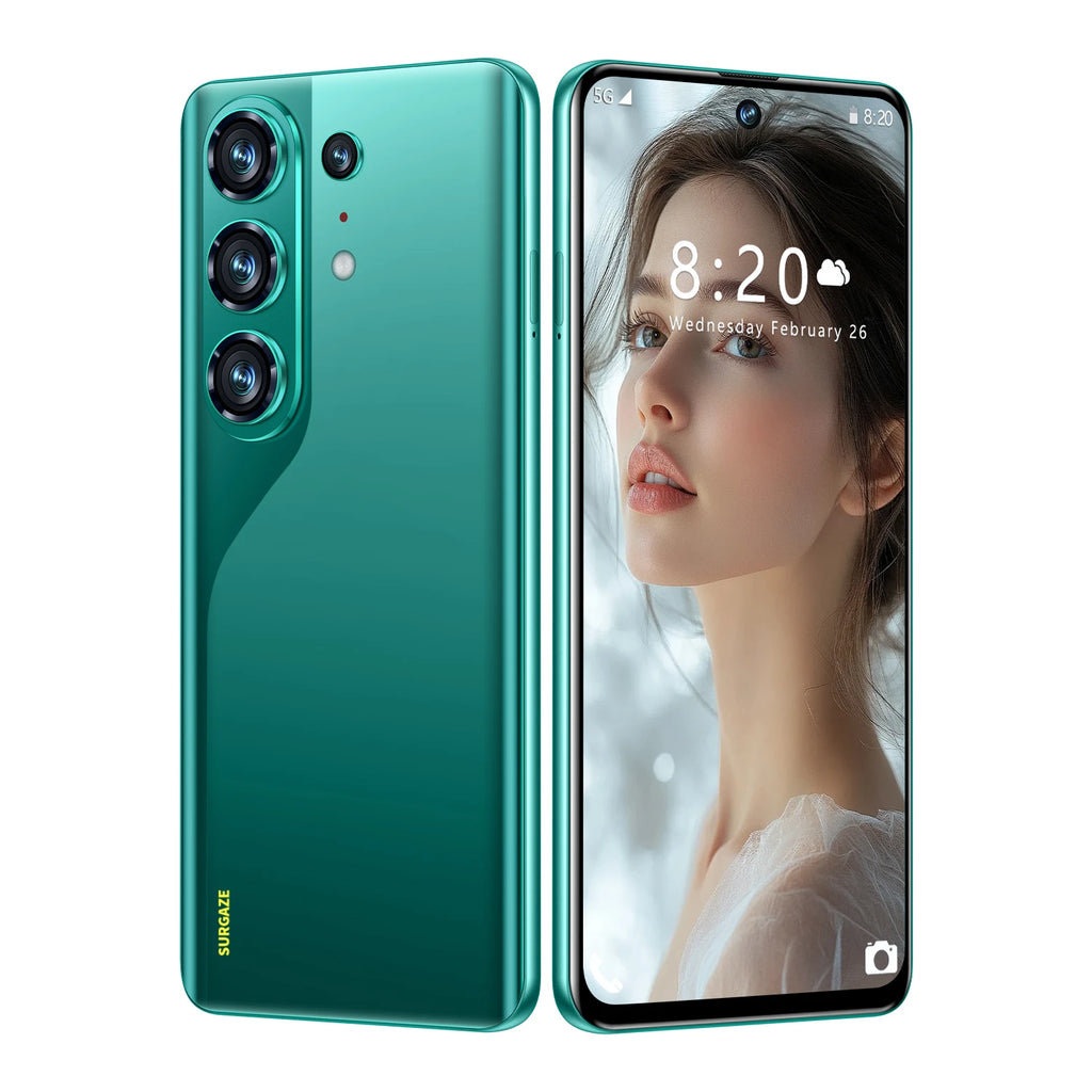 SURGAZE 2026 Camon 50 Pro Curved Screen Smartphone 5G Android15 5200mAh 12+512GB Dual SIM Global Version Network Mobile Phone