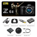 【NEW】Nikon Mirrorless Camera Z6II Full-Frame Digital Camera 24.5MP 4K UHD Video Camera for Photography & Vlogging