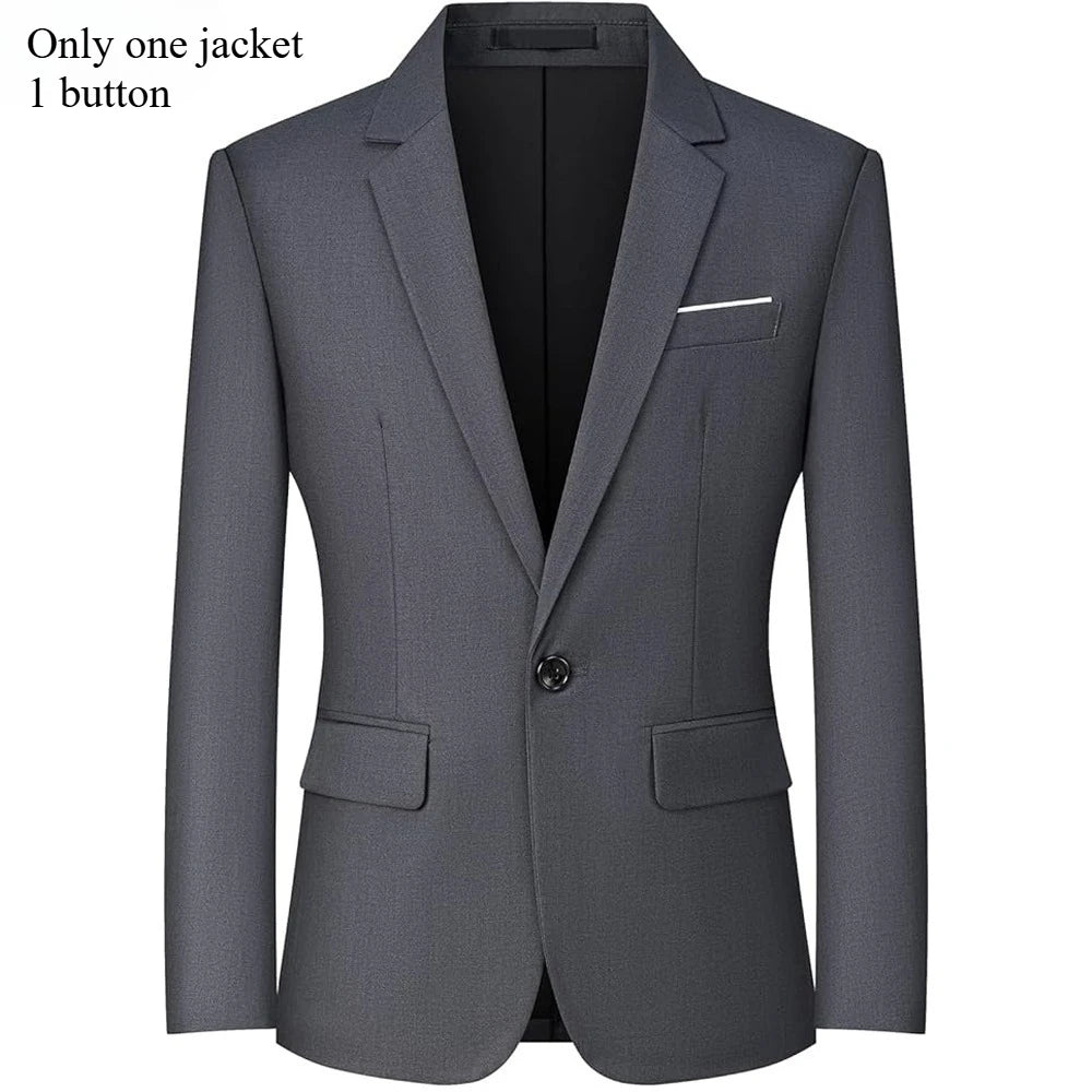 High Quality Men Suits Sets For Wedding Elegant 2 Pieces Jackets Pants Stretch Blazers Tailored Formal Full 2025 Costume