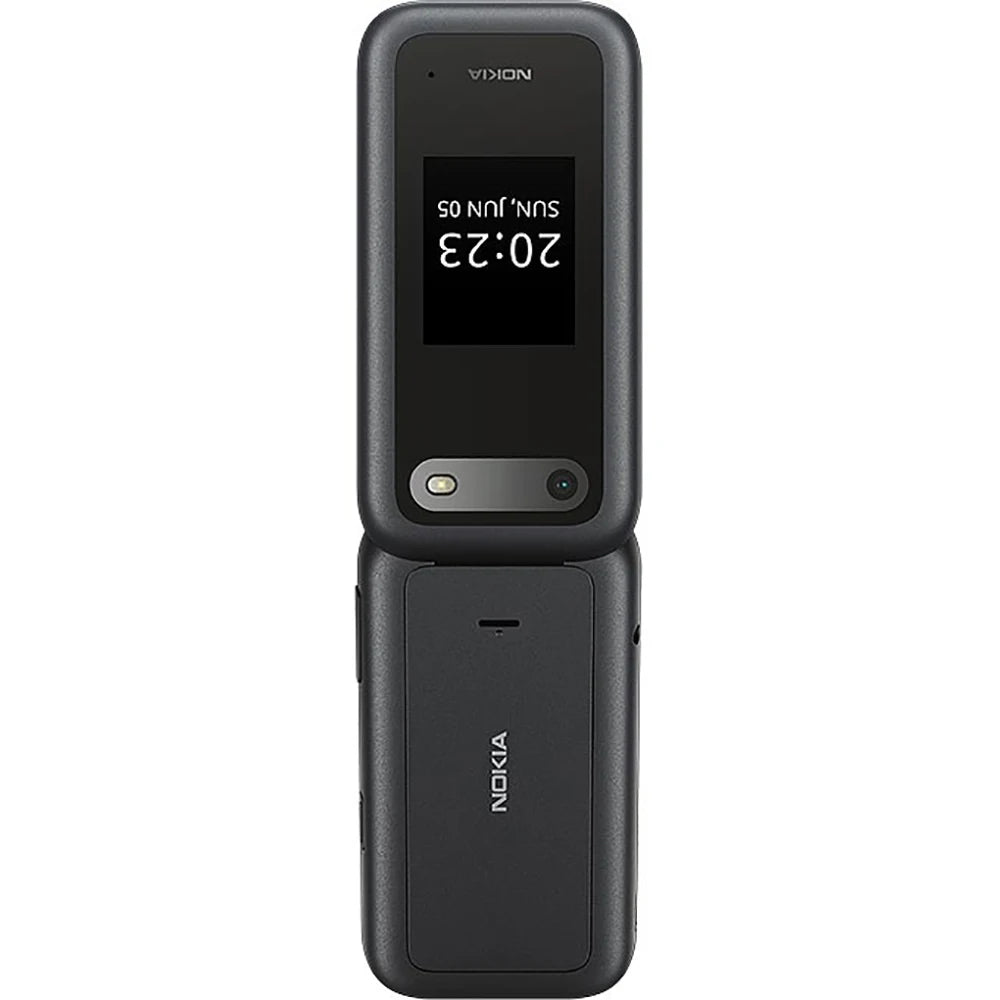 Nokia 2660 Flip 4G Backup Phone 2SIM 2.8-inch 1450mAh Flashlight Bluetooth 4.2 3.5mm FM Radio Micro-USB Nokia Used Phone Unlock