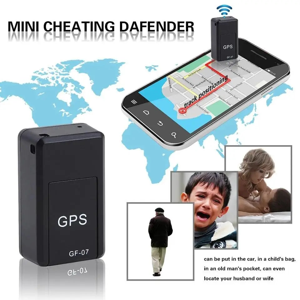 GF-07 Mini GPS Tracker Car GPS Pet Children Elderly Anti-Lost Device Car Real Time Tracking Locator Magnetic Vehicle Locator