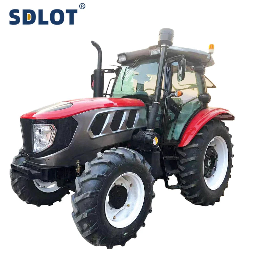 Customized 160HP Heavy Duty 4WD Wheeled Euro5 Diesel Tractor All-terrain with Cabin for Large Scale Farming Multifunctional