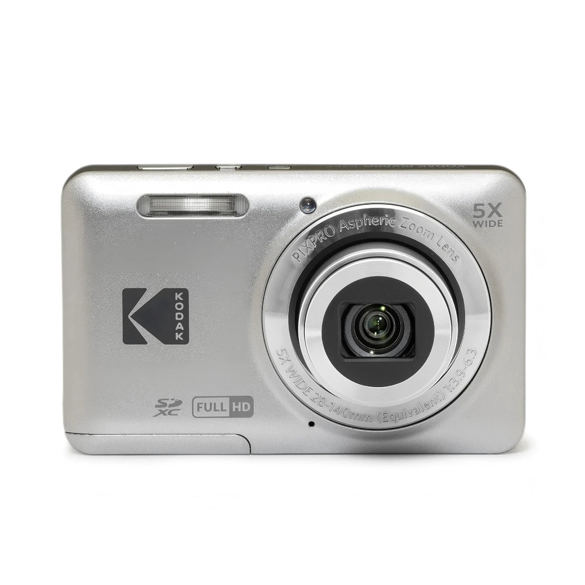 KODAK PIXPRO FZ55 16MP Digital Camera 5X Optical Zoom 28mm Wide Angle 1080P Full HD Video 2.7" LCD Vlogging Camera