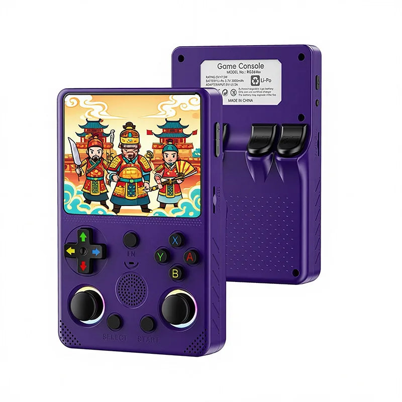 RG36max Ultra Retro Handheld  Game Console Open Source Linux System 3.5-Inch IPS Screen Portable Handheld Game Console