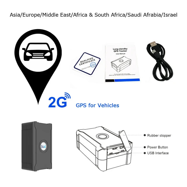 Satellite (GPS) Vehicle Tracking Device, No SIM