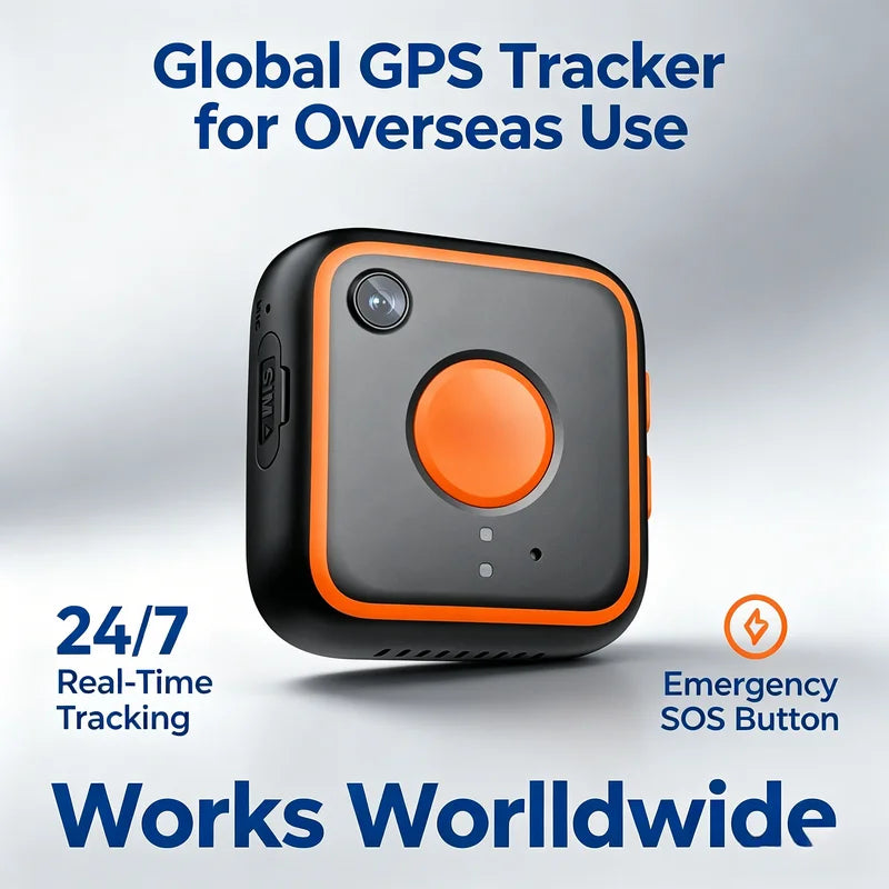 4G GPS Tracker Pendant for Kids And Seniors Waterproof with Camera SOS Safety Fall Detection Wearable Wristband Remote Control