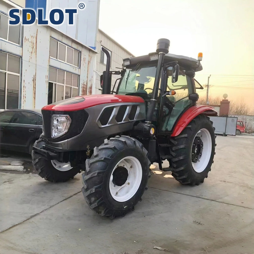 Customized 160HP Heavy Duty 4WD Wheeled Euro5 Diesel Tractor All-terrain with Cabin for Large Scale Farming Multifunctional