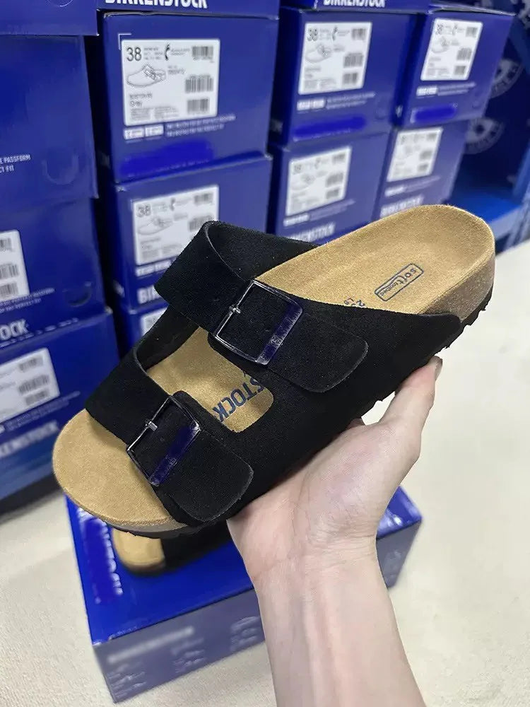 Fashionable modern men's and women's sandals are comfortable and versatile for summer, beach, and outdoor use