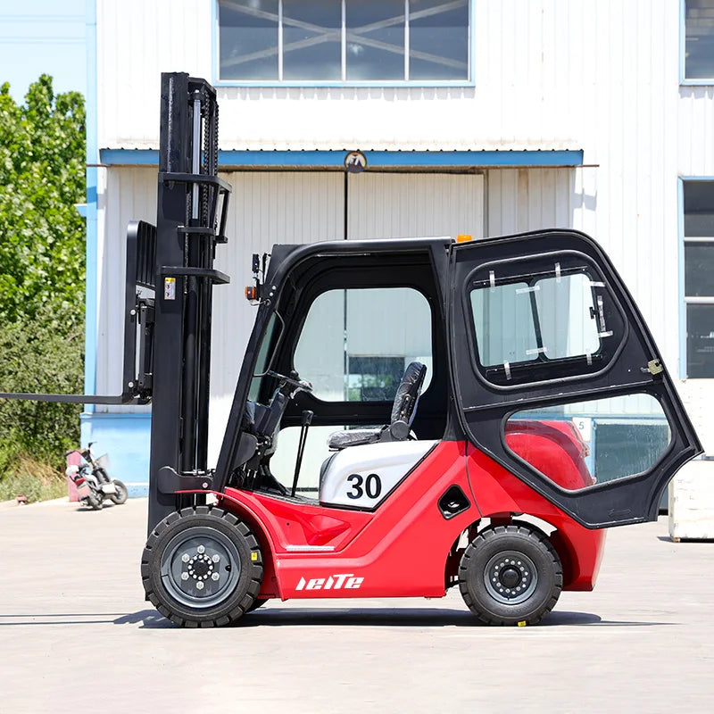 New 3 ton Diesel Forklift Heavy Duty Hydraulic Lift China Factory Price 4x4 Wheel Forklift with CE/EPA Forklift Custom