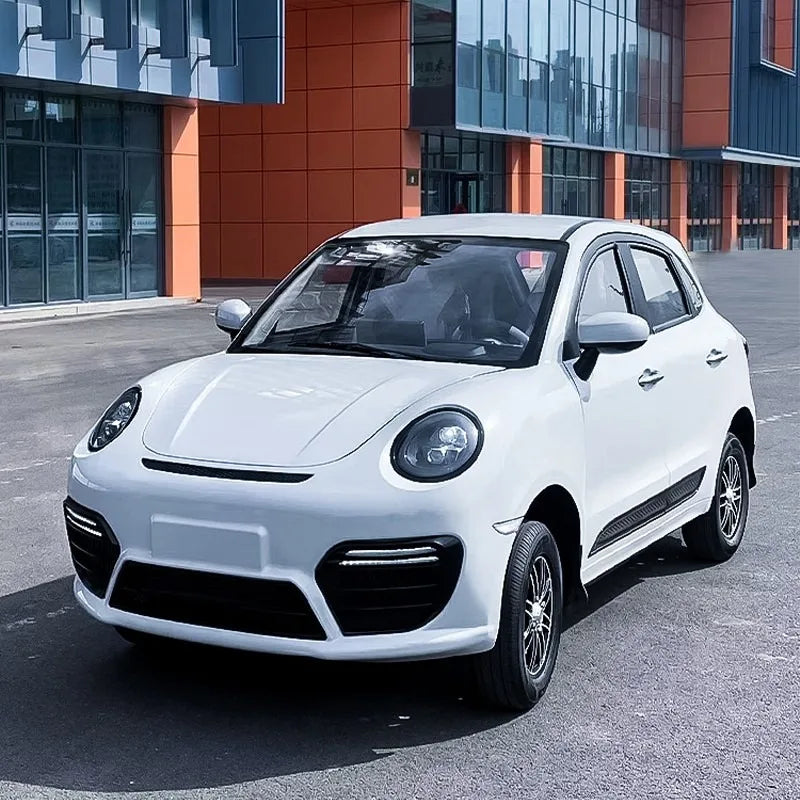 New energy four-wheeled electric vehicle women's household electric car small oil-electric adult transportation car battery car