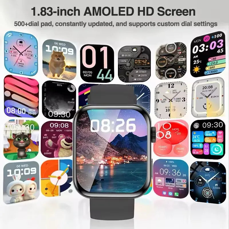 Original 2026 For Apple Watch 10 Smart Watch Men Body Temperature Bluetooth Call NFC GPS Sports Women DT SmartWatch X for Apple